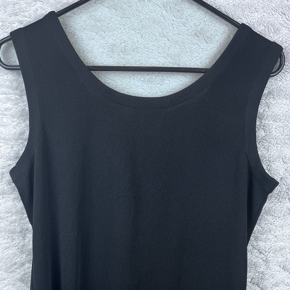 Exclusively Misook Black Basic Tank Stretchy Blaz… - image 8